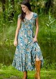 Cienna Designs - Teal Rosa Dress