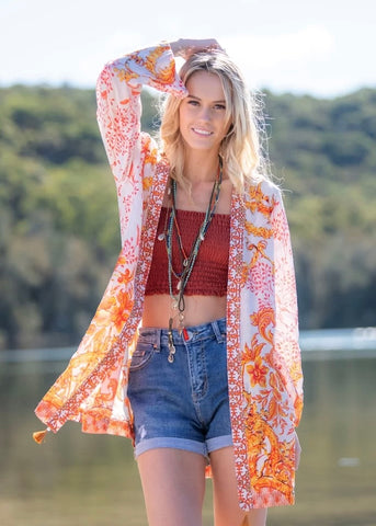 Cienna Designs - Tangerine Dream Kimono