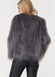 Everly Collective - Marmont Fur Jacket - Dark Grey