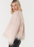 Everly Collective - Marmont Faux Fur Jacket - Soft Pink