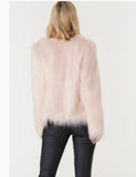 Everly Collective - Marmont Faux Fur Jacket - Soft Pink